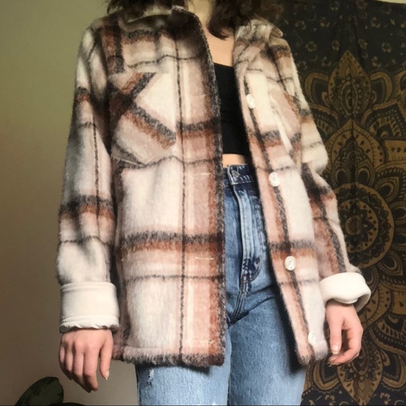 Cozy Brushed Shirt Jacket 